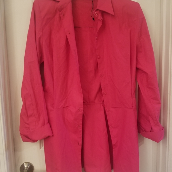 The Atticowide-sleeve cotton shirt dress Size 6 - Picture 3 of 8